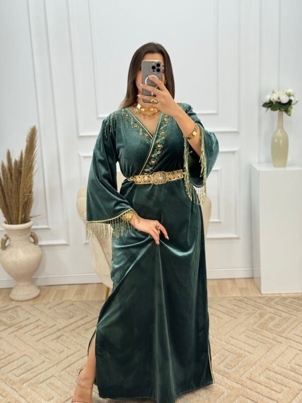 Robe caftan velour ✨MARIA✨