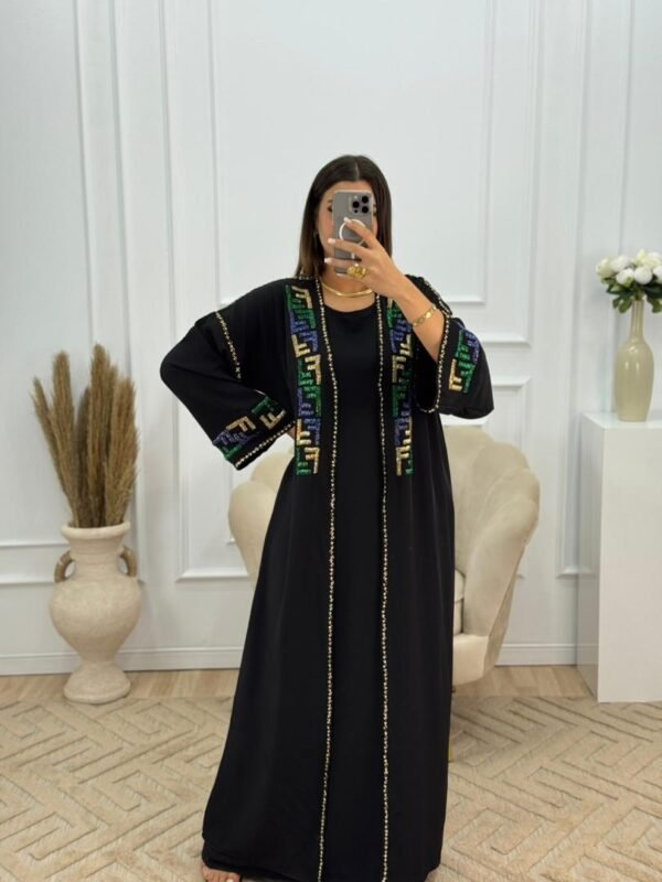 Abaya deux pièce fendi ✨
