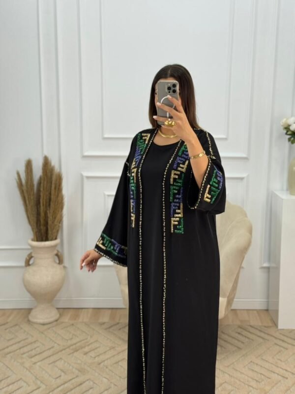 Abaya deux pièce fendi ✨